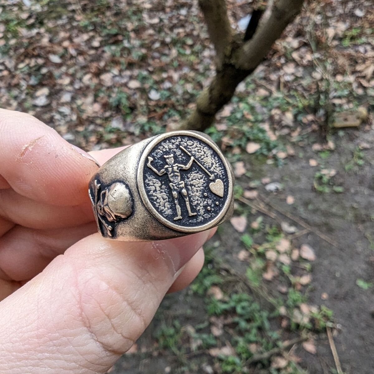 Blackbeard signet ring