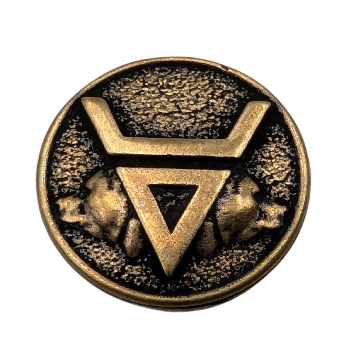 God Veles paracord bead Bronze
