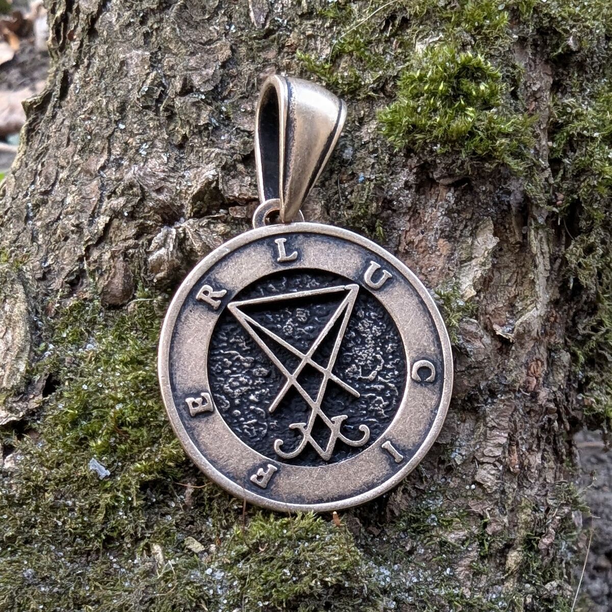 Lucifer sigil pendant
