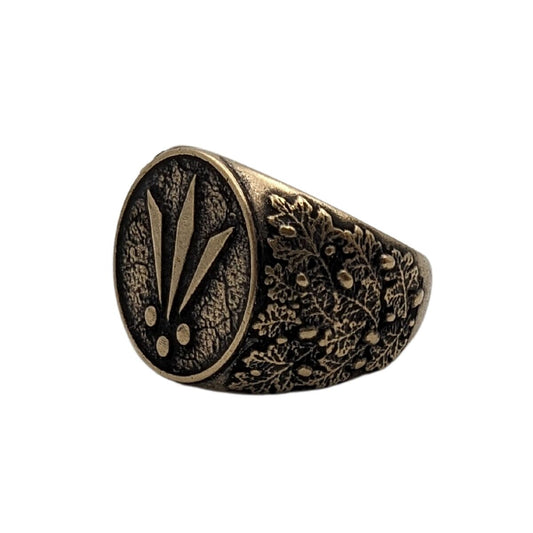 Awen signet ring