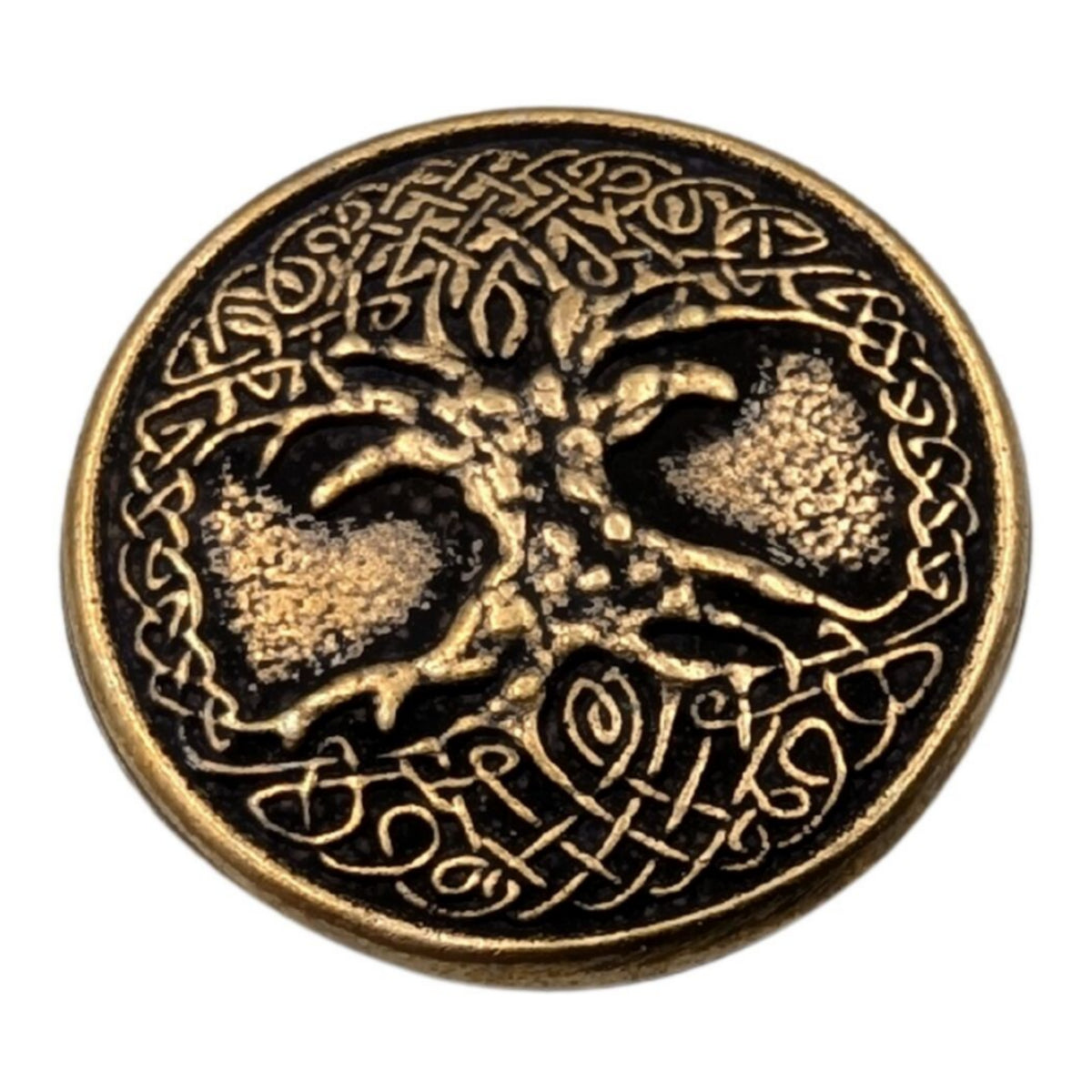 Yggdrasil Tree of Life paracord bead Bronze