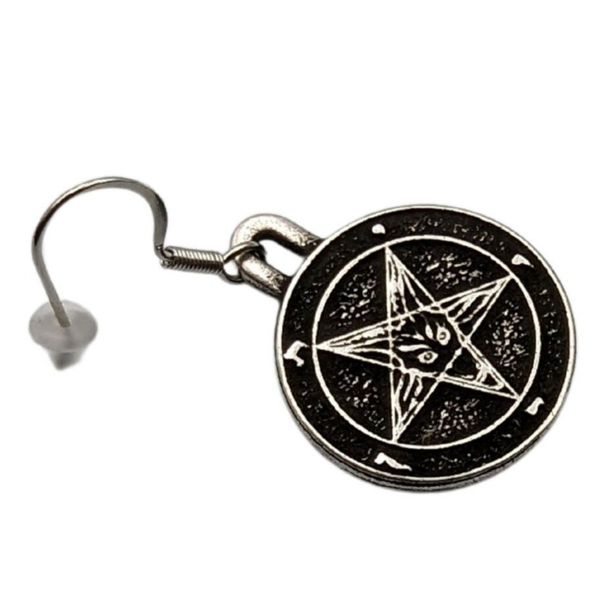 Baphomet symbol earrings