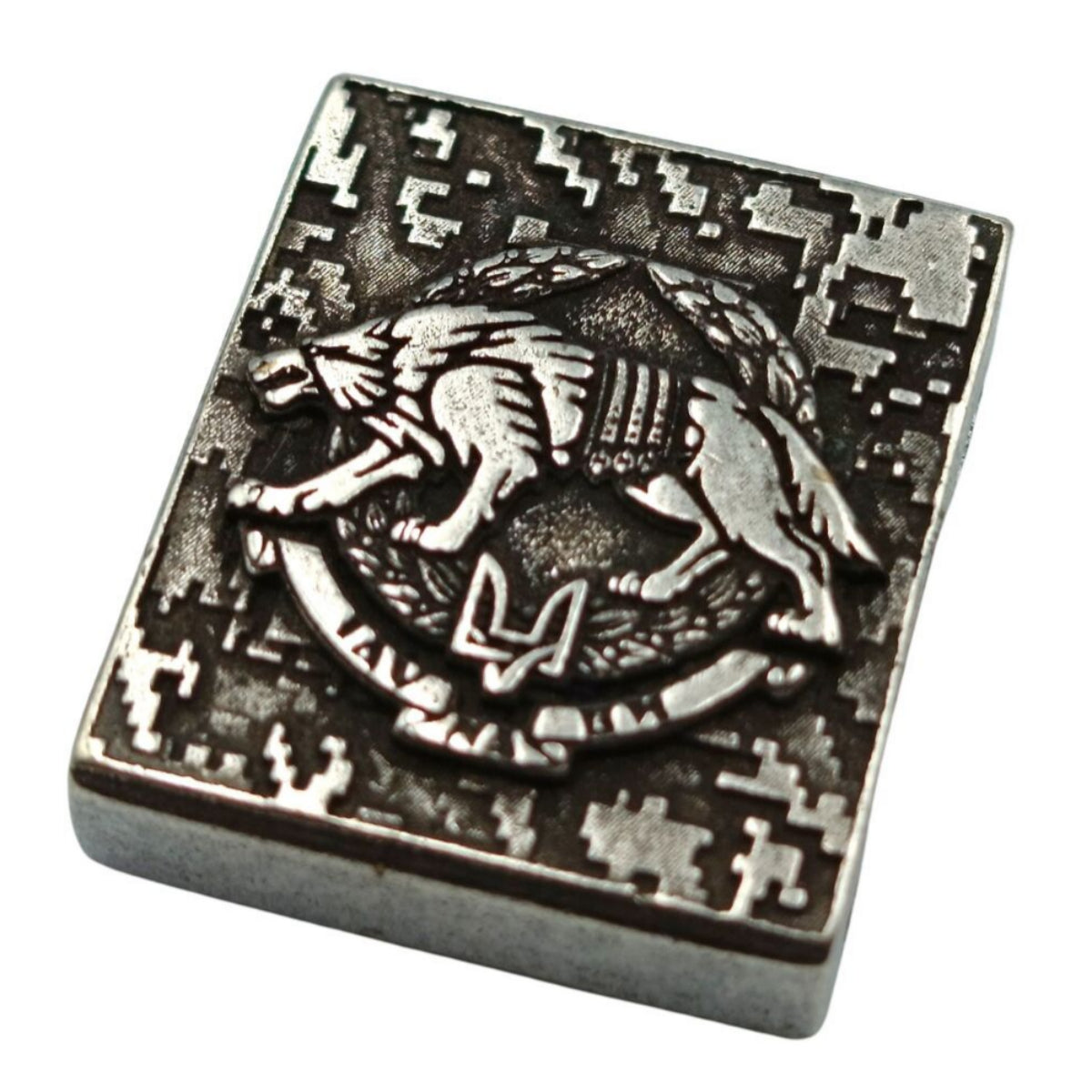 Special Operations Forces Molle clip Silver plated
