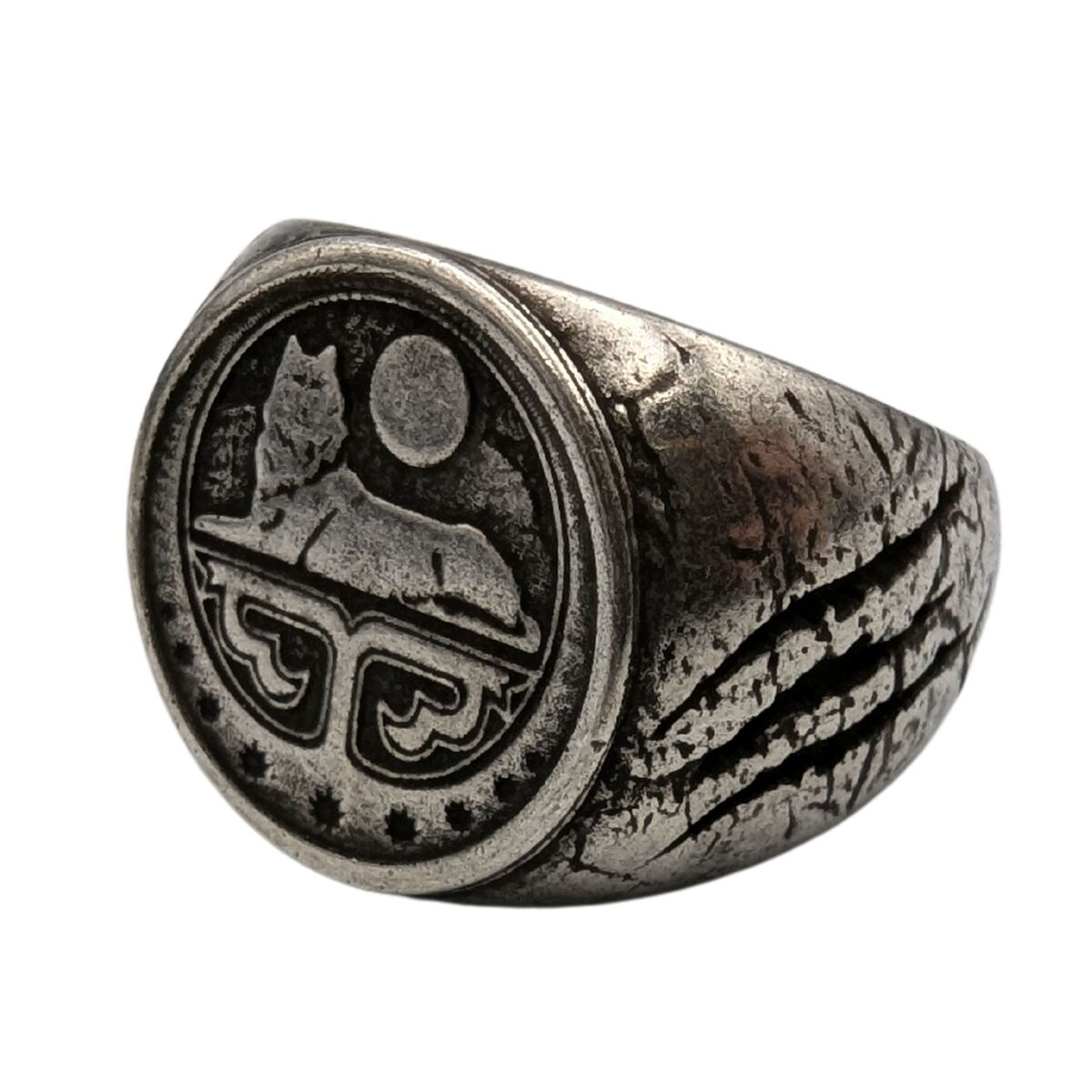 Ichkerian flag ring 6 US Silver plating