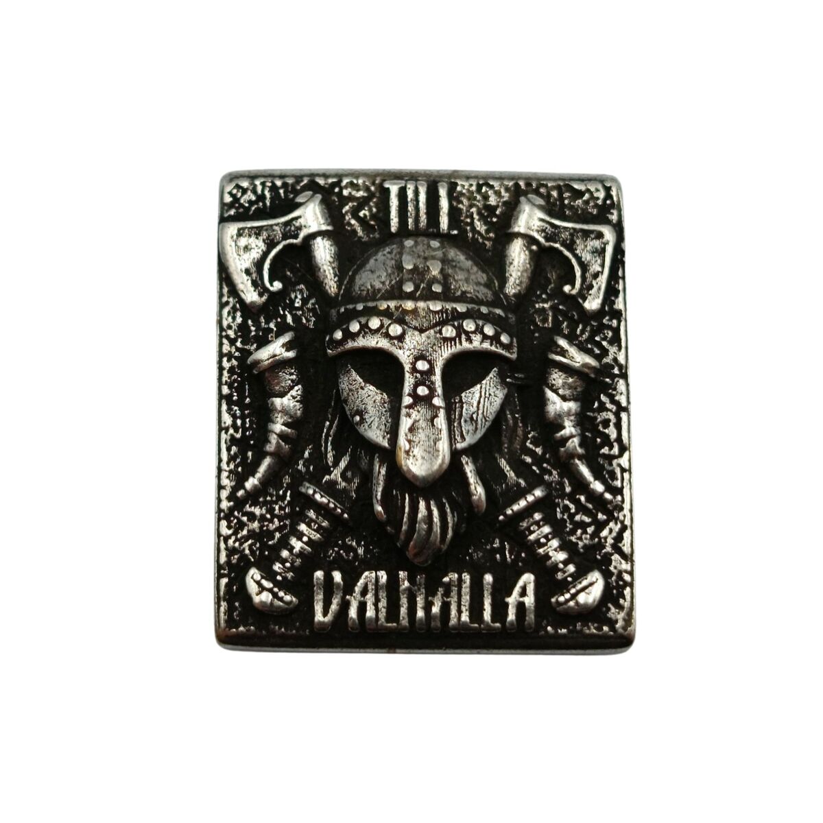 Viking warrior molle clip Silver plated