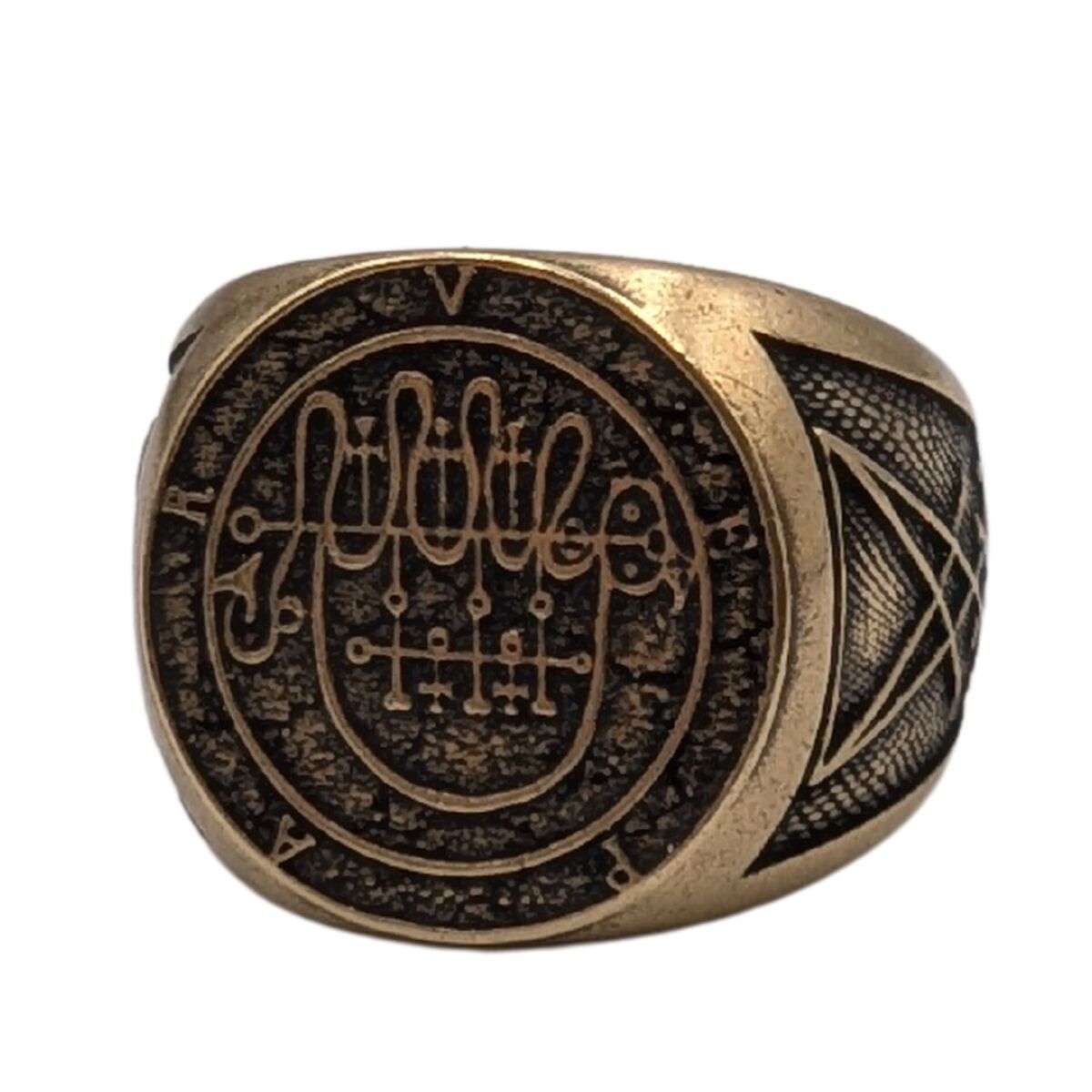 Vepar sigil ring 6 US Bronze with patina