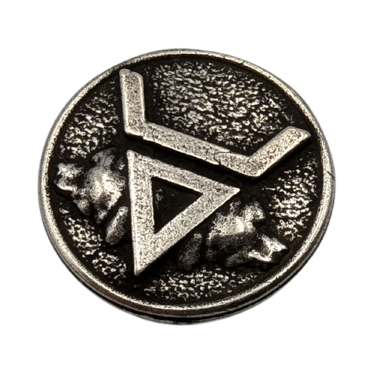 God Veles paracord bead Silver plated