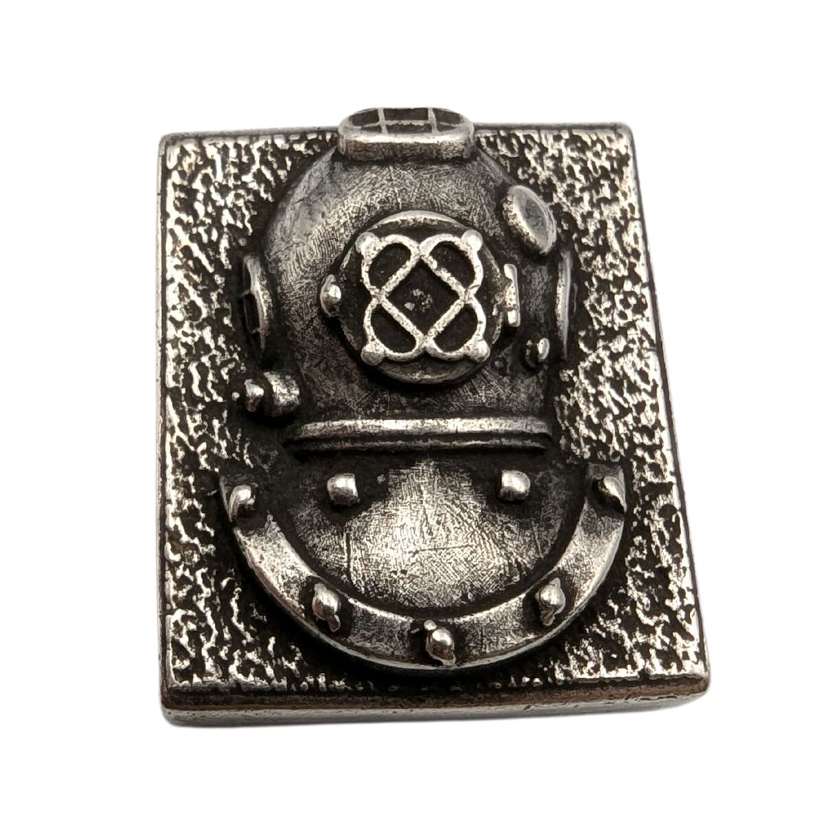 Diving Helmet Molle clip Silver plated