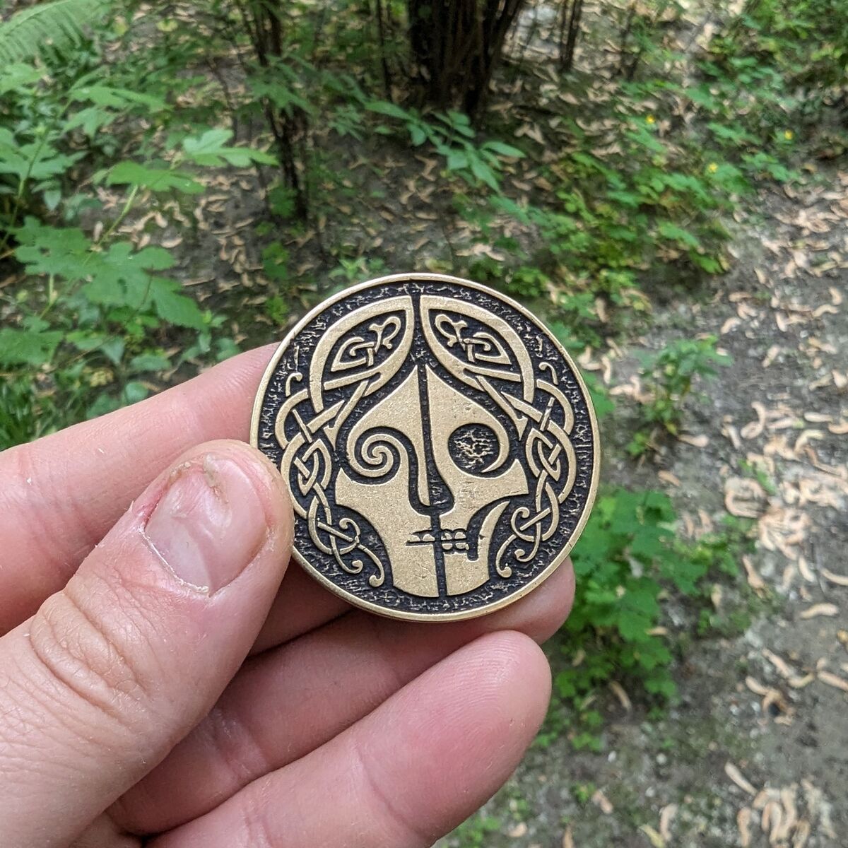 Hel goddess coin