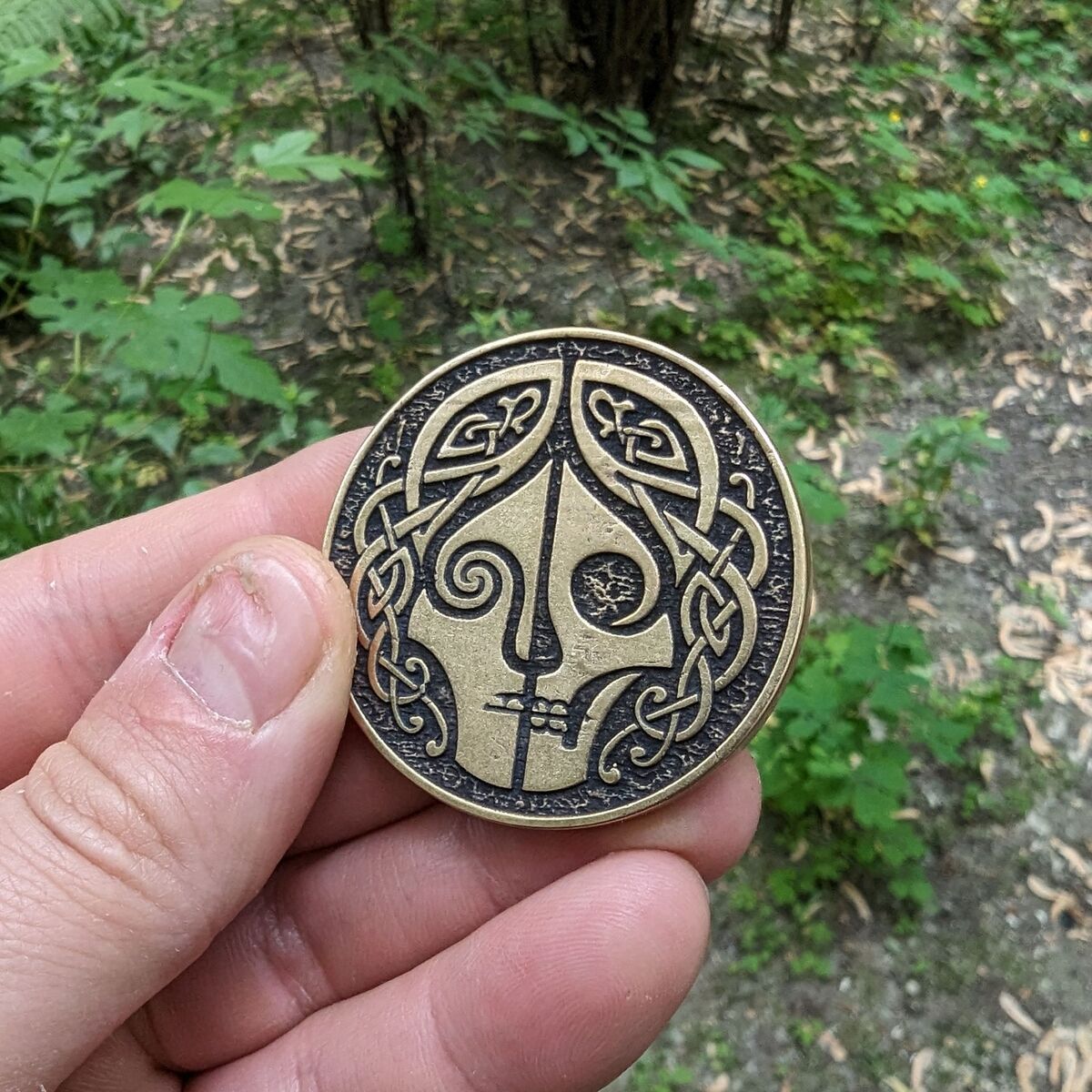 Hel goddess coin