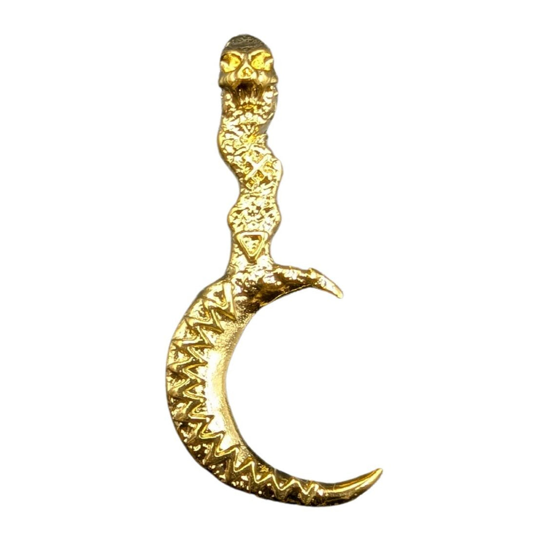 Morana sickel pendant Gold plating