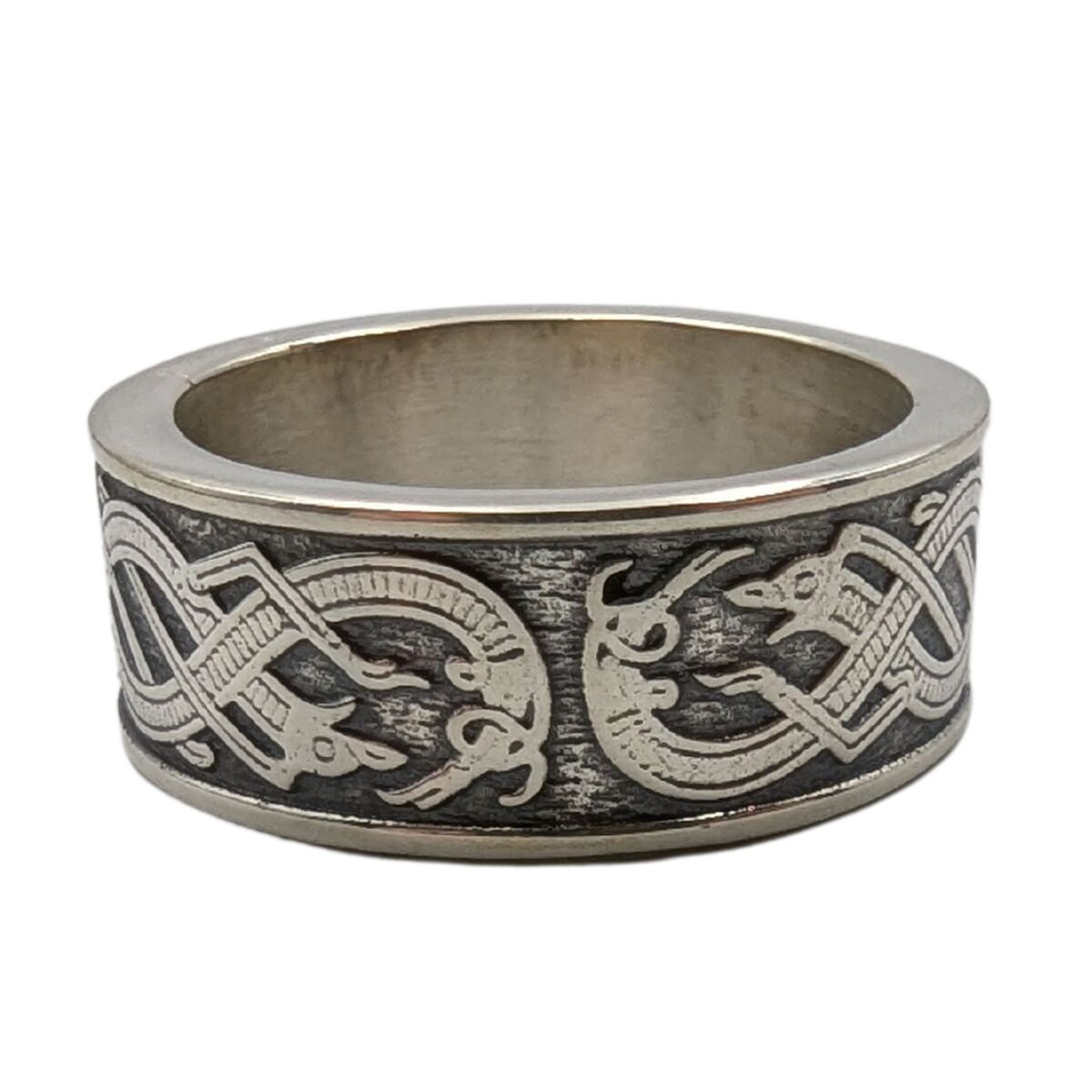 Jelling ornament ring 6 US Silver 925