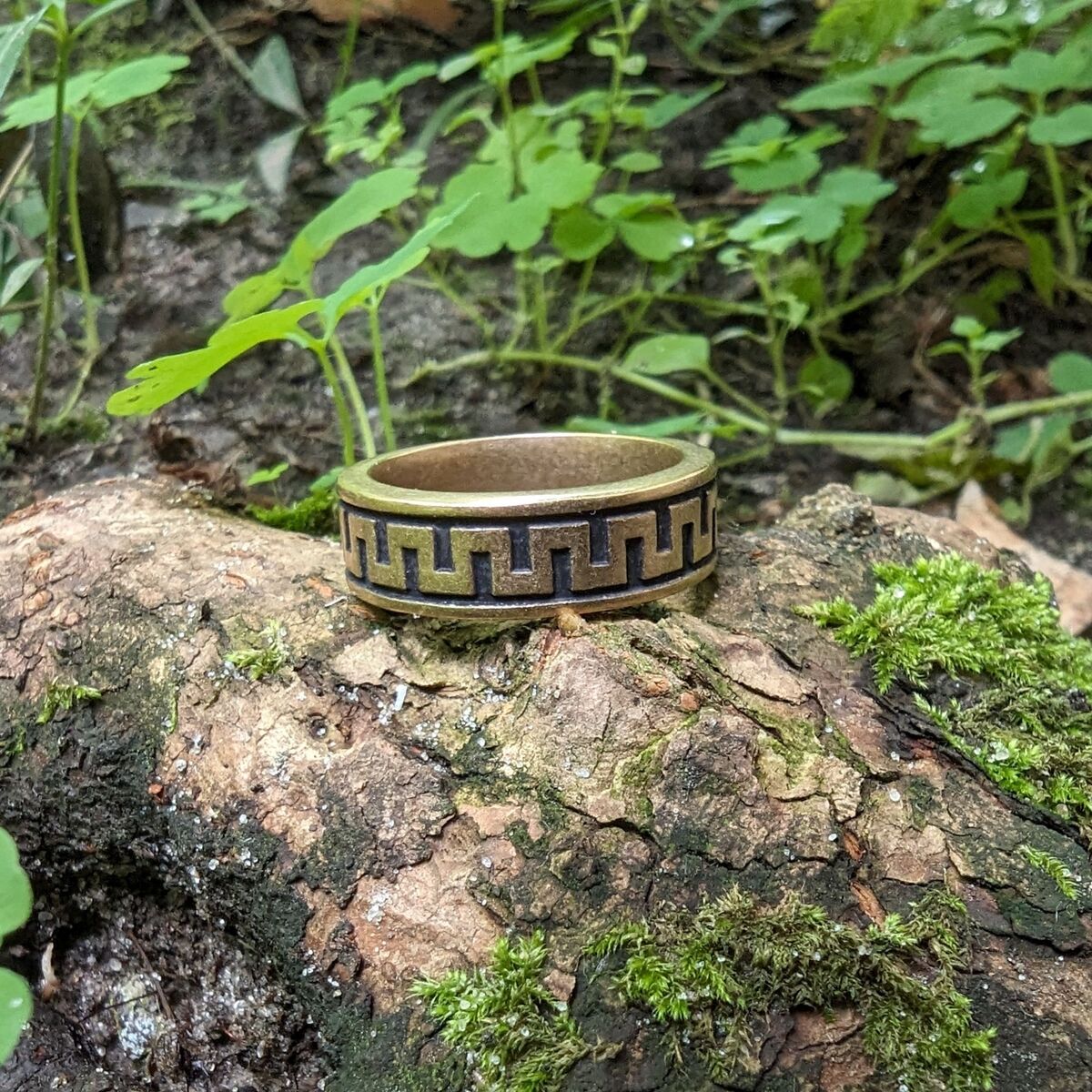 Ancient Greek ornament V2 ring