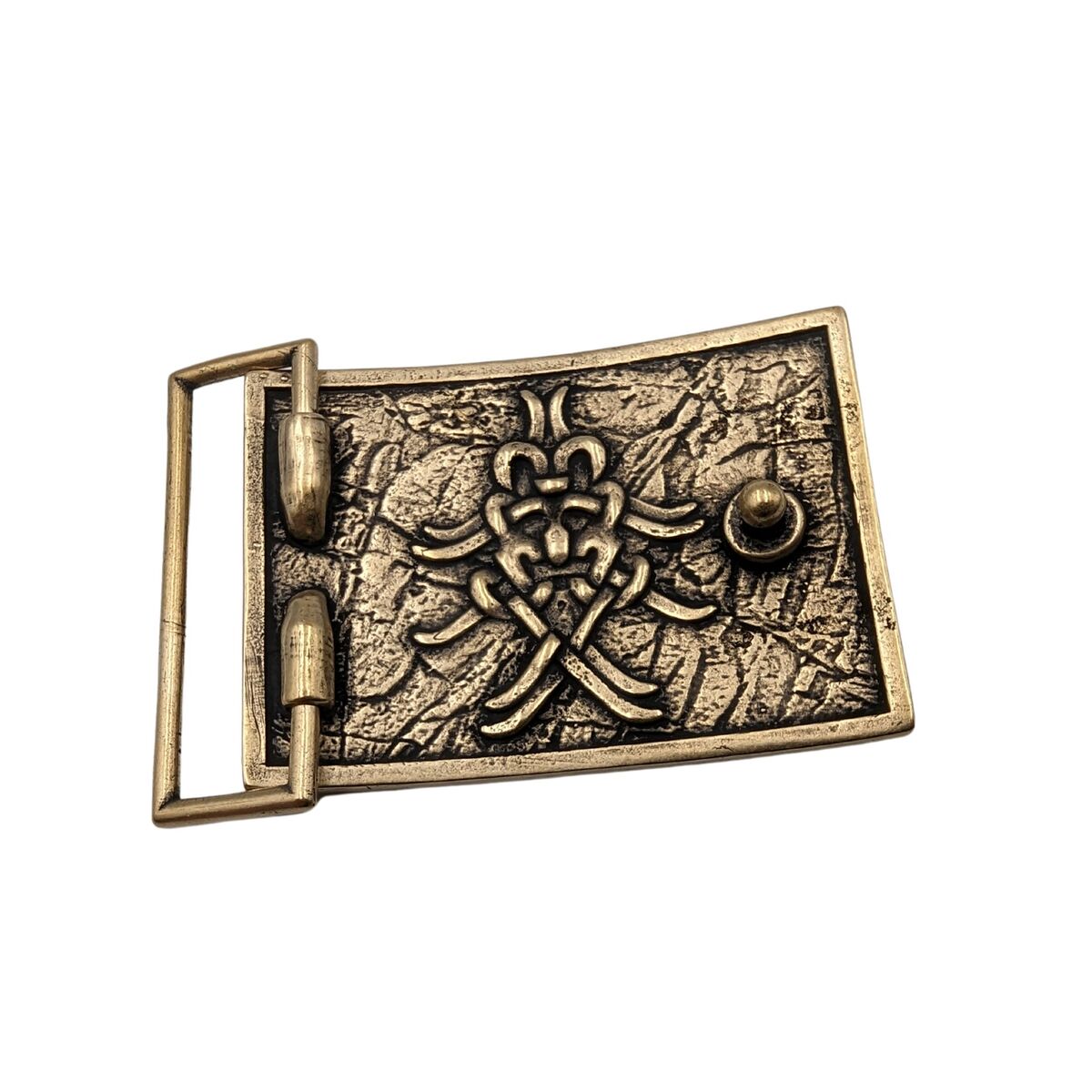 Horseman from Vendel belt buckle