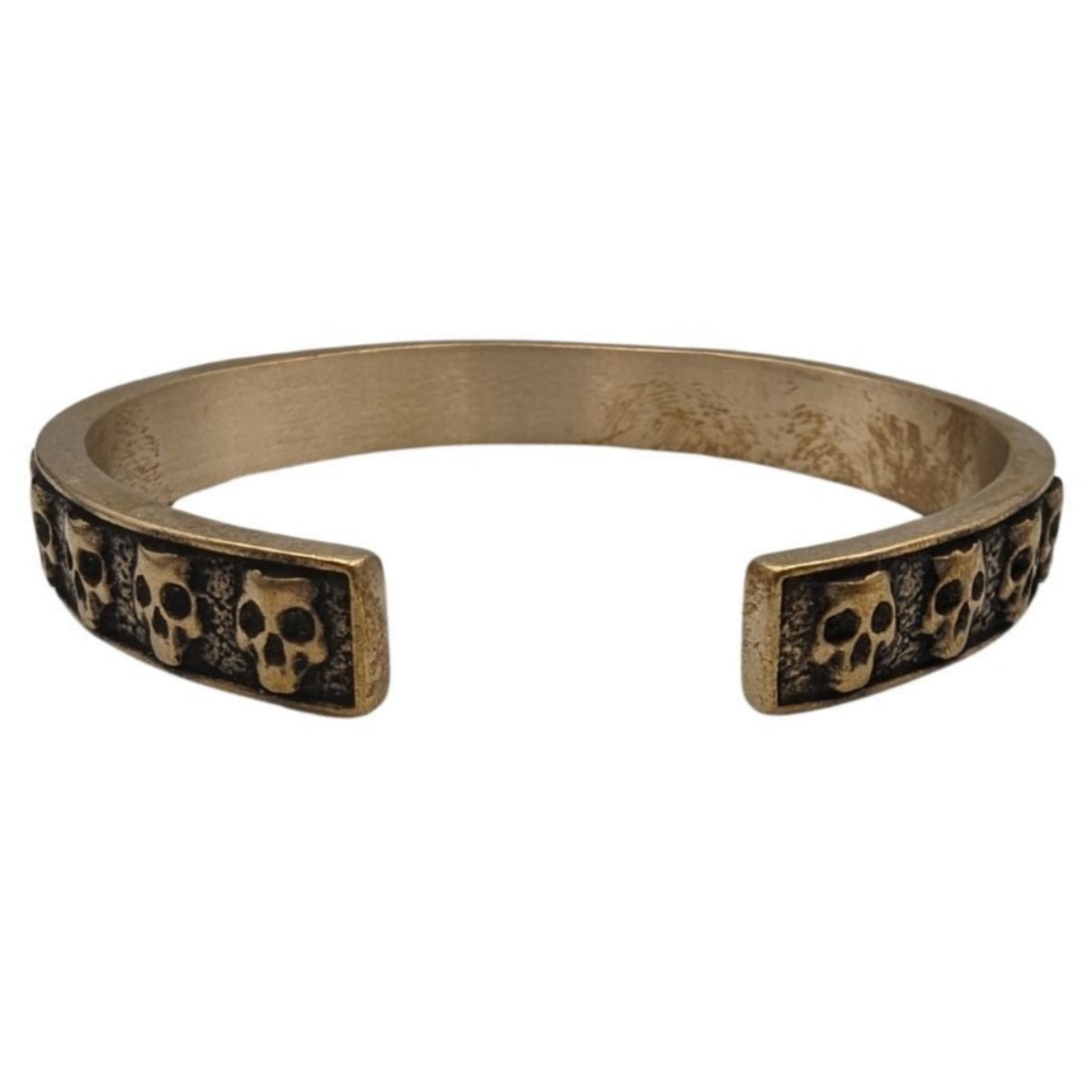 Heavy skull arm ring bracelet