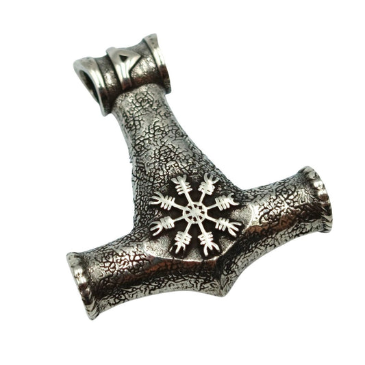 Hammer of Thor silver pendant Only pendant  