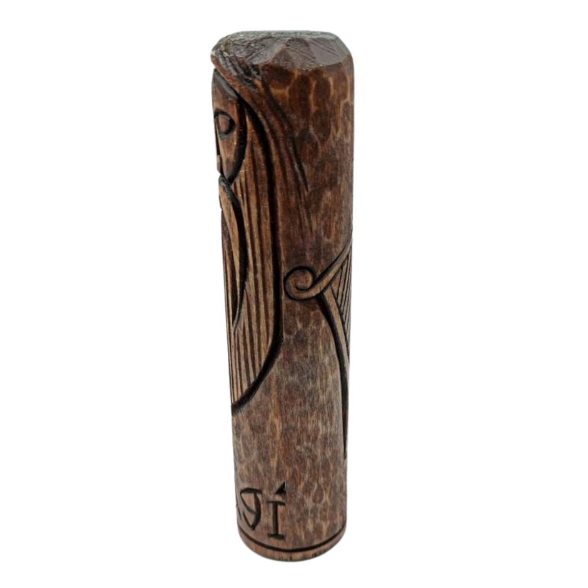 Bragi wooden statue