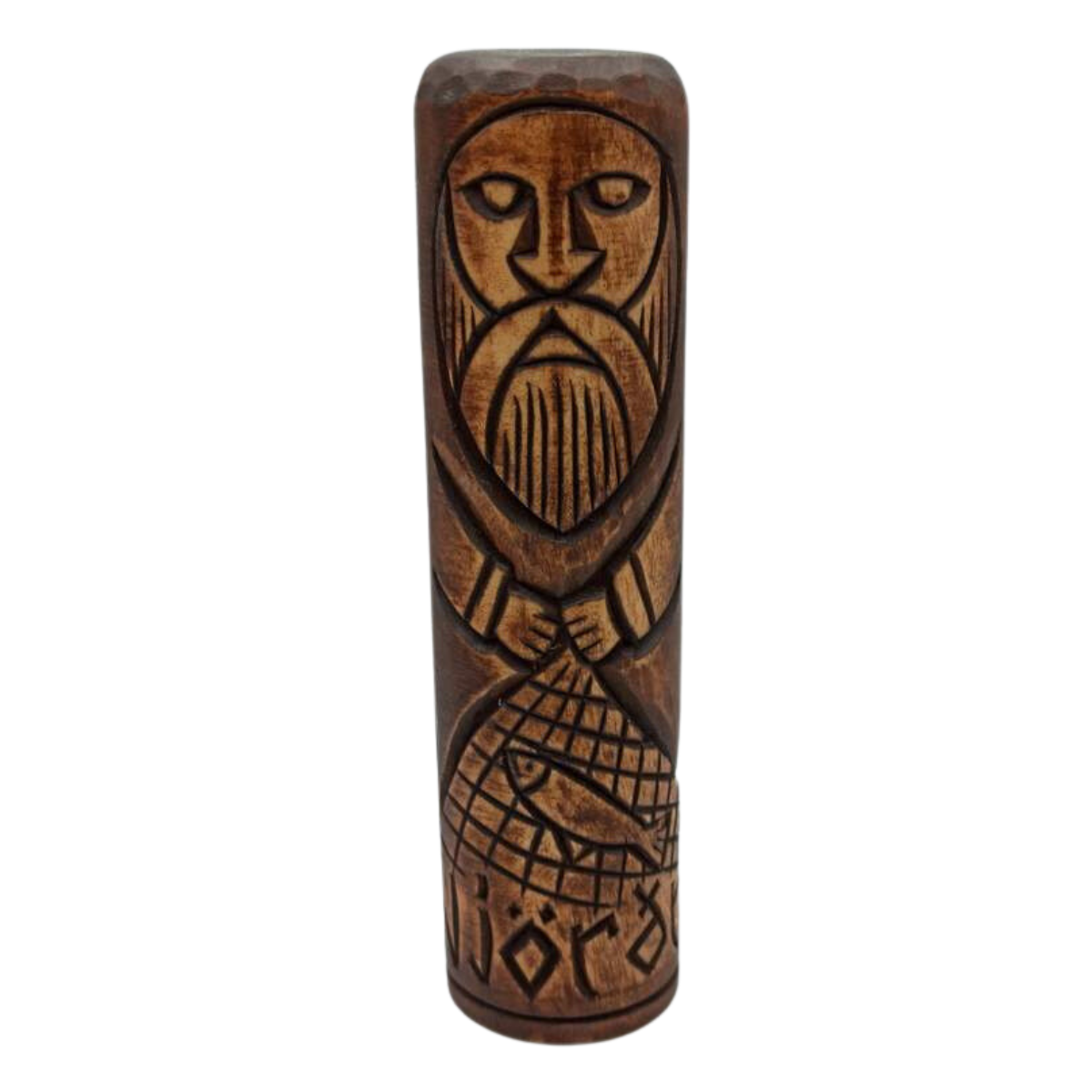 Njord wooden statue