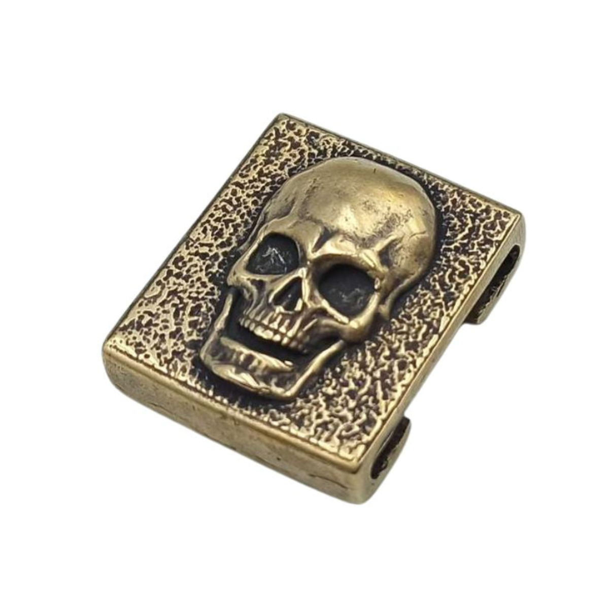 Skull bronze Molle clip