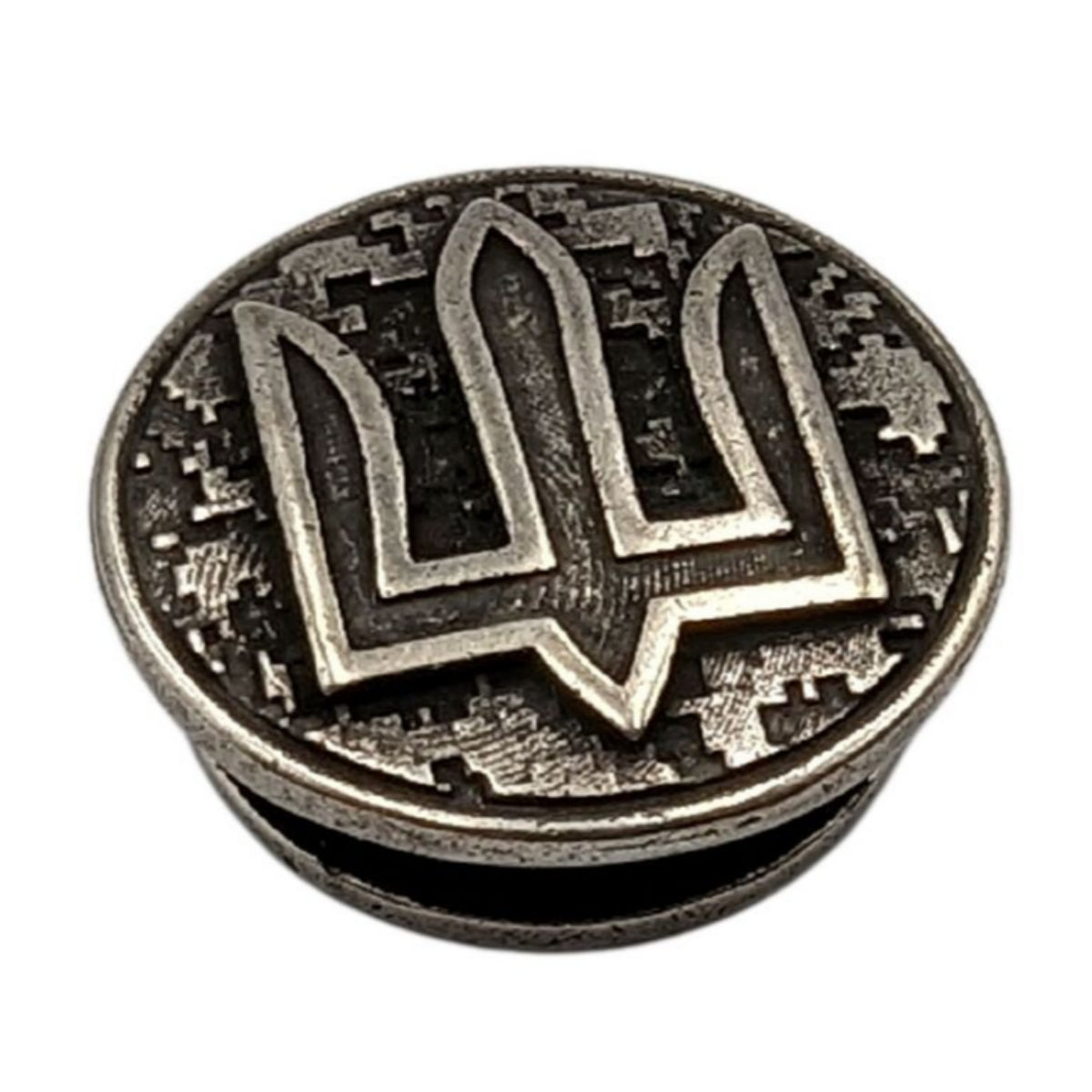 Armed Forces of Ukraine paracord bead Silver plated