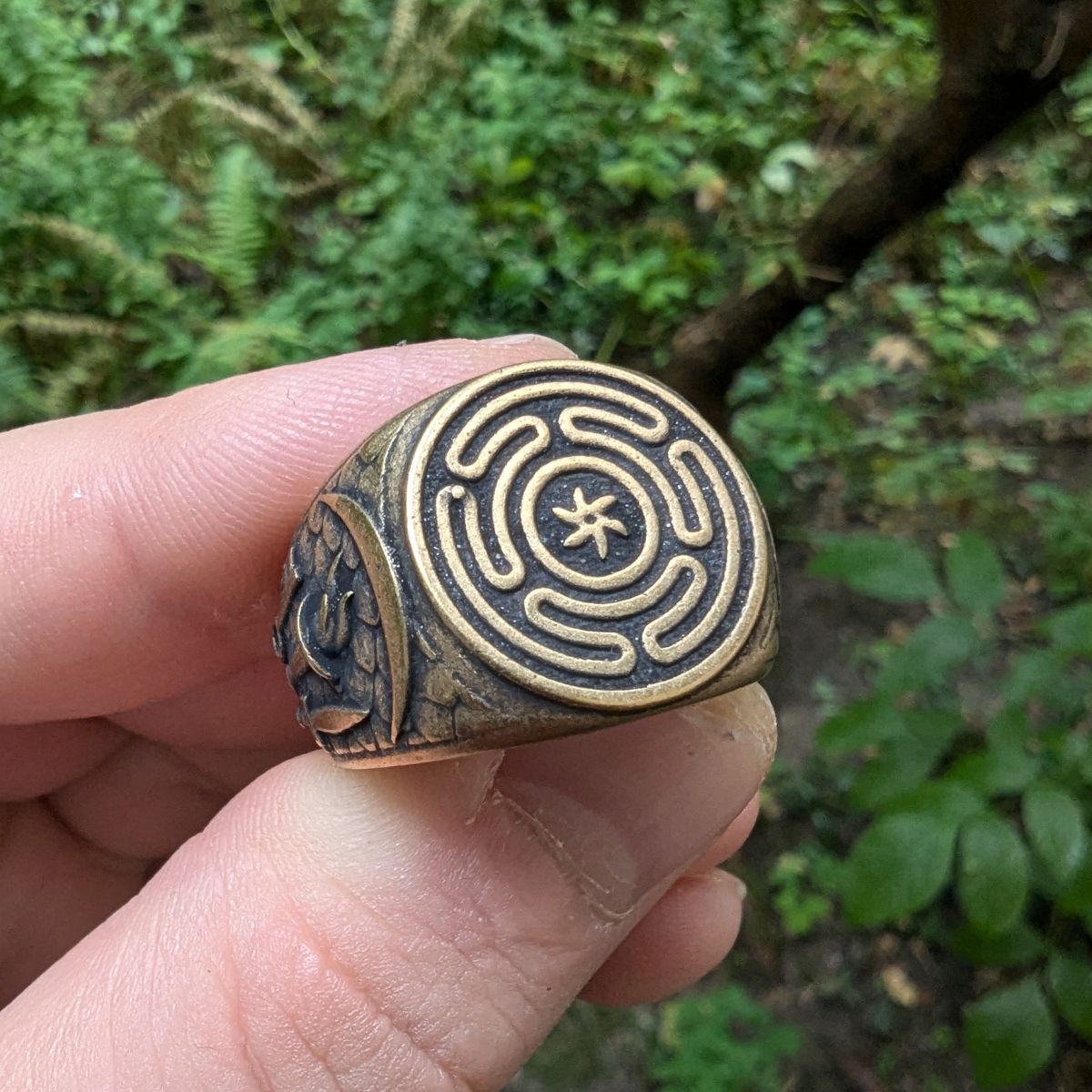 Hecate greek goddess ring