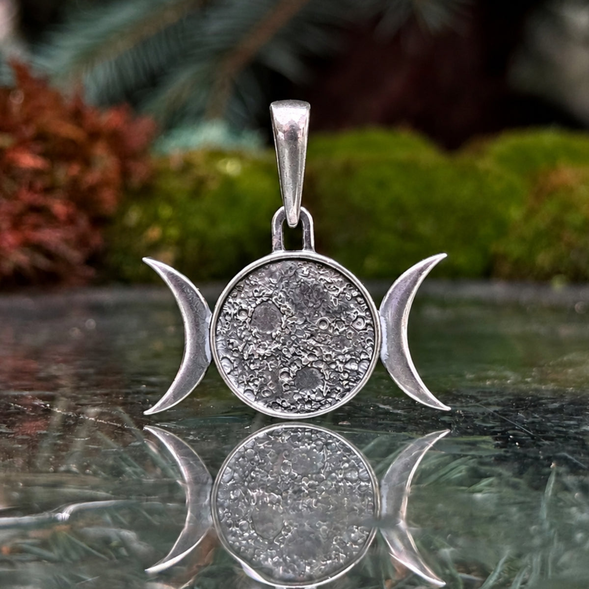 Triple Moon Pendant