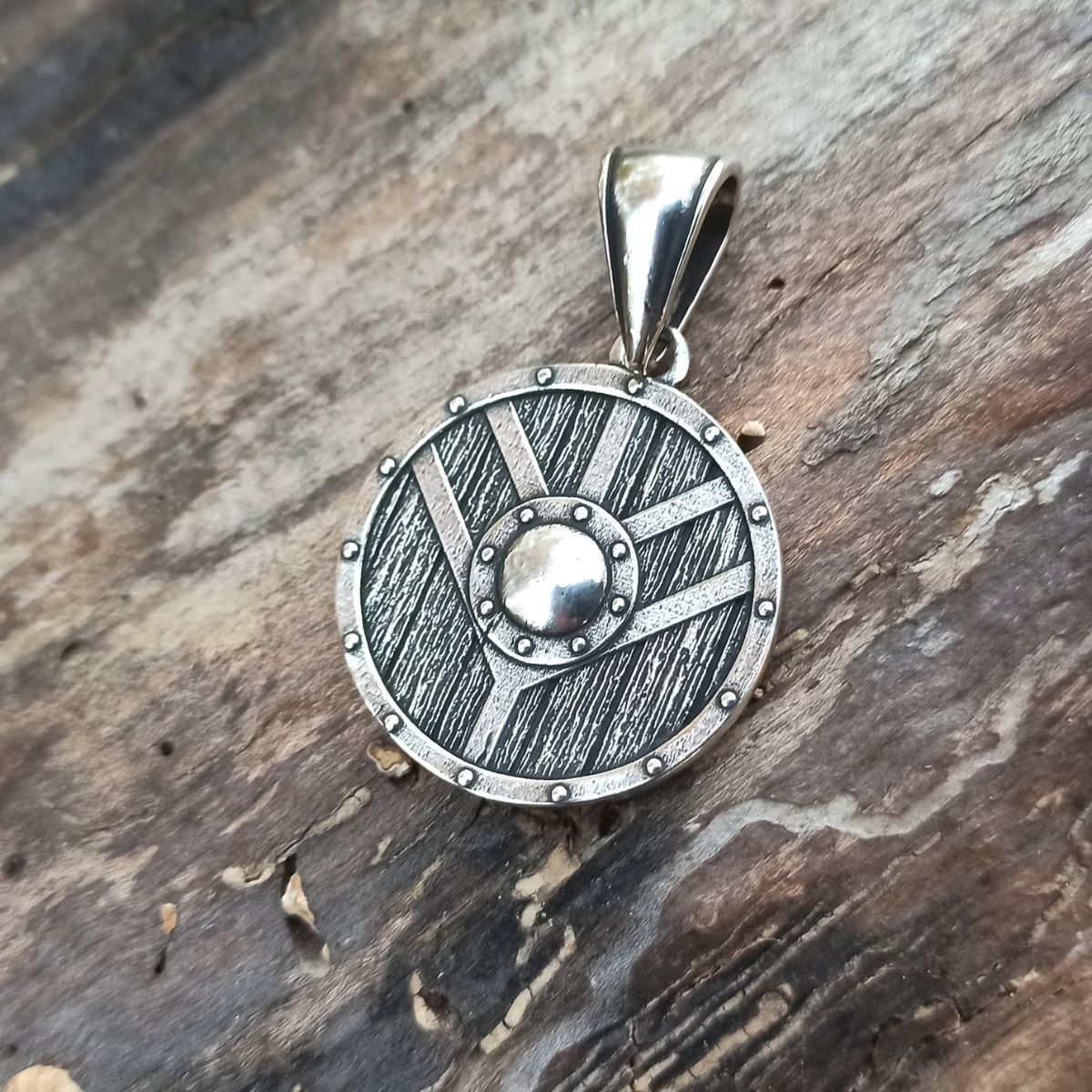Shield maiden pendant