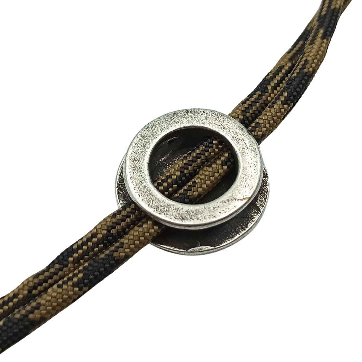 Valknut round paracord bead