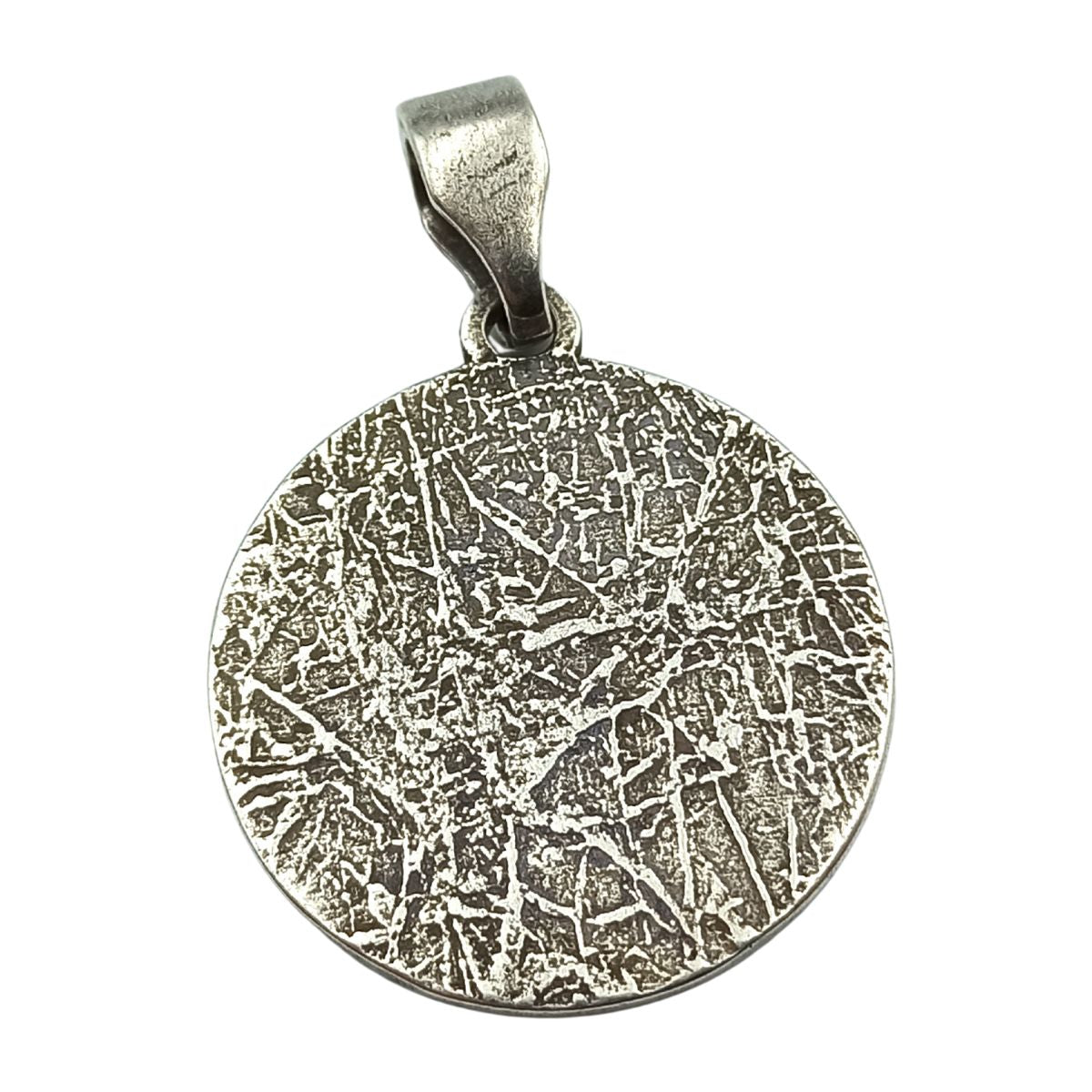 Valknut in circle of Elder Futhark runes pendant