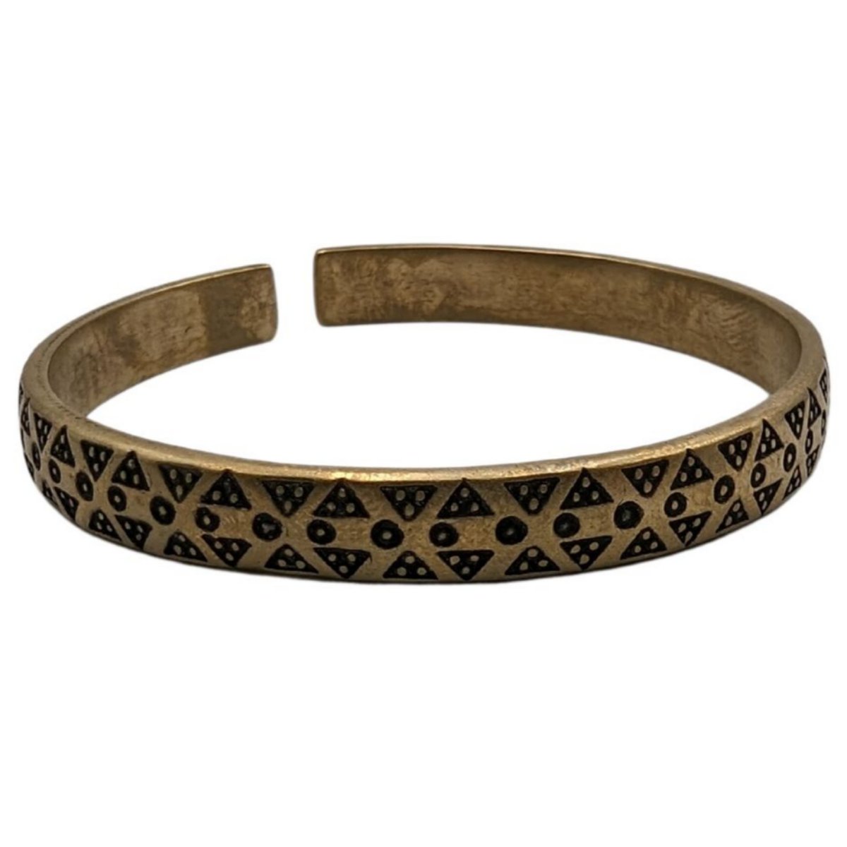 Norse ancient viking bracelet Bronze with patina