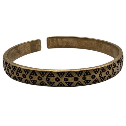 Norse ancient viking bracelet Bronze with patina