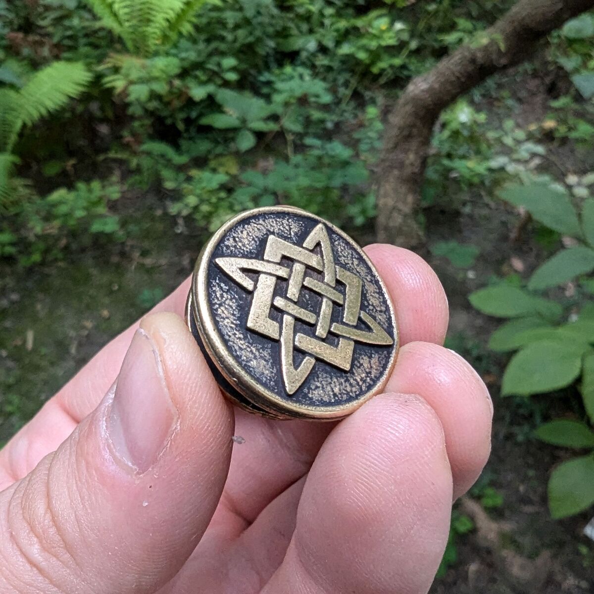 God Svarog paracord bead