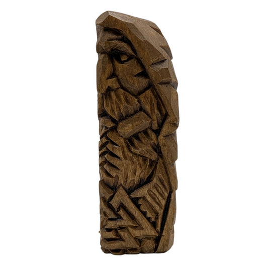 Odin Wooden Figurine