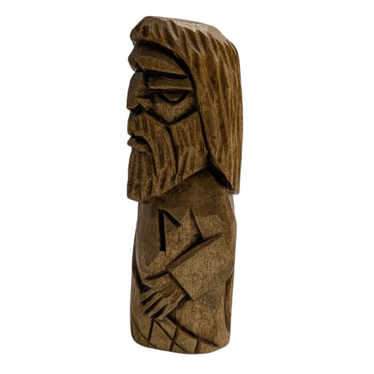 Njord Wooden Figurine