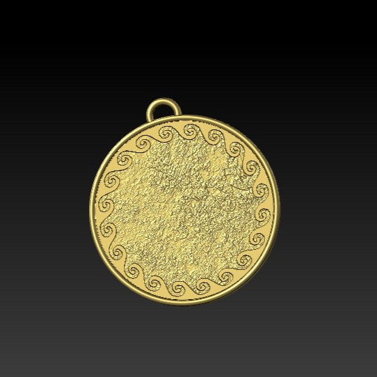 Medusa Gorgon pendant
