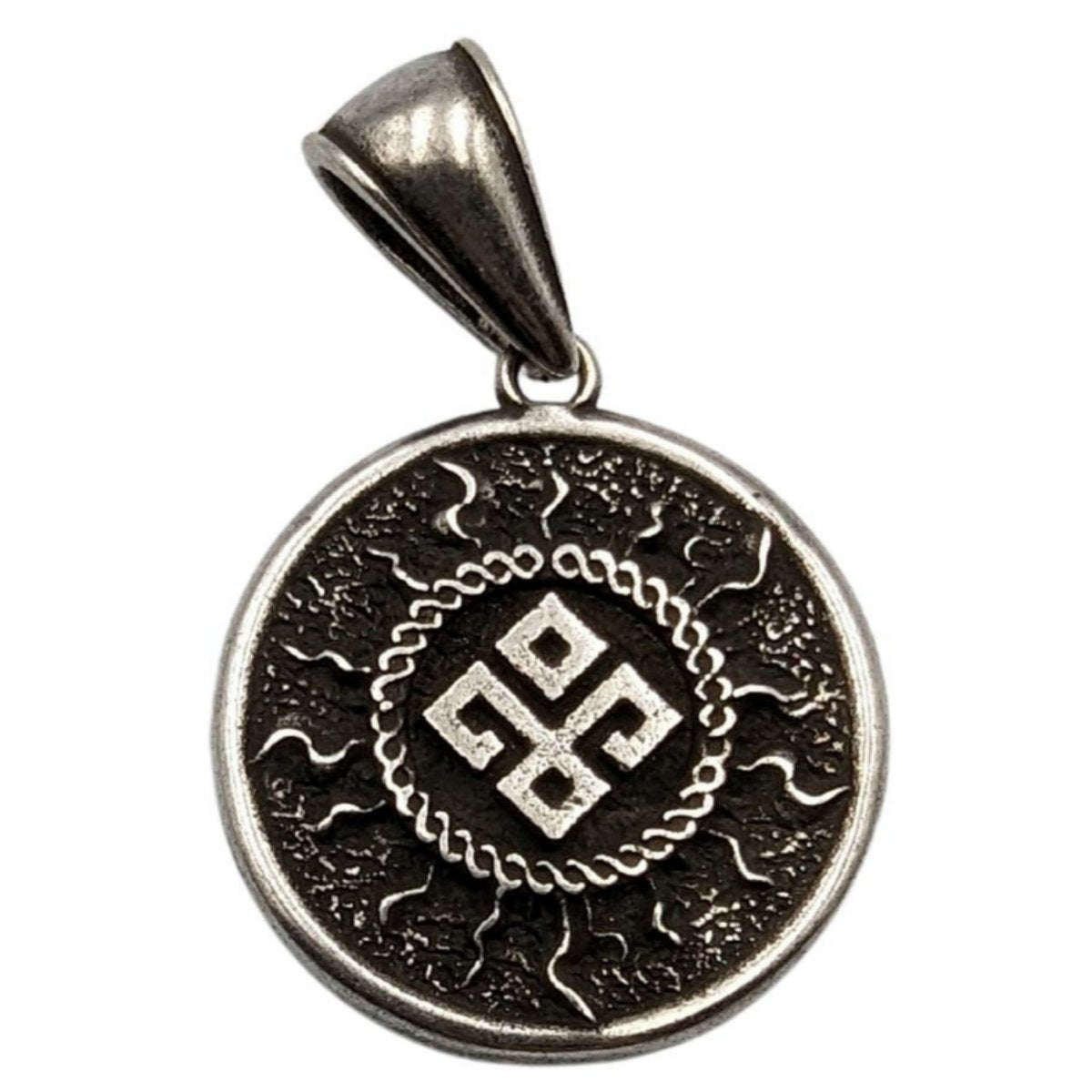 Dazhbog symbol pendant Silver plating
