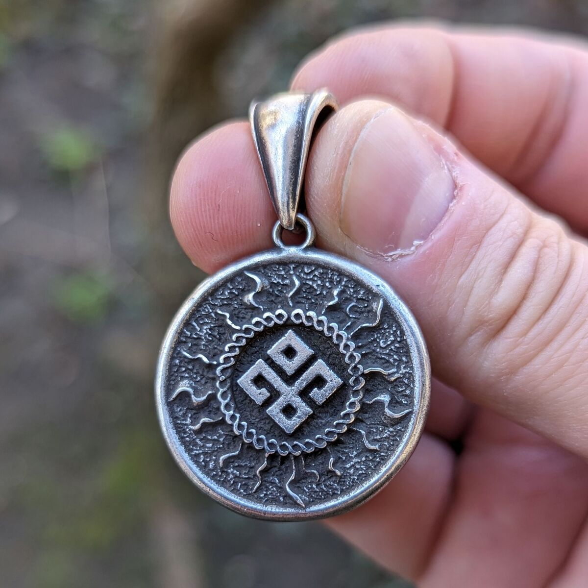 Dazhbog symbol pendant