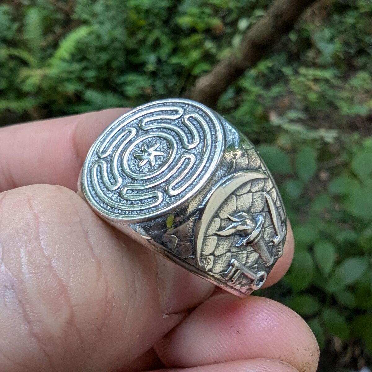 Hecate greek goddess ring