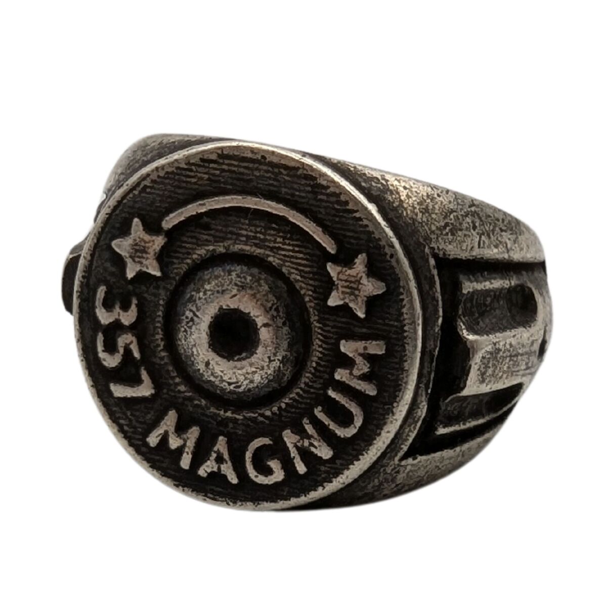 357 Magnum ring 6 US Silver plating