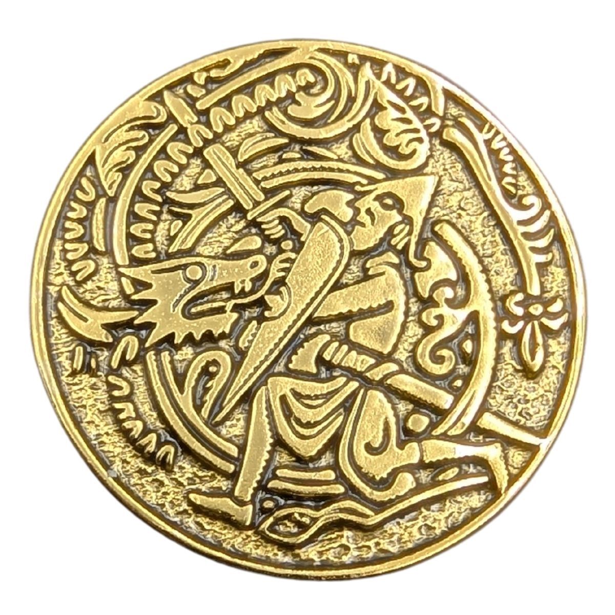 Helm of Awe custom coin