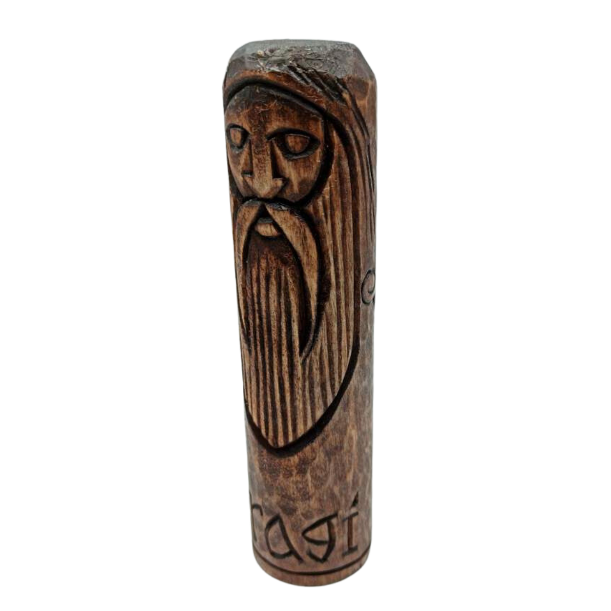 Bragi wooden statue