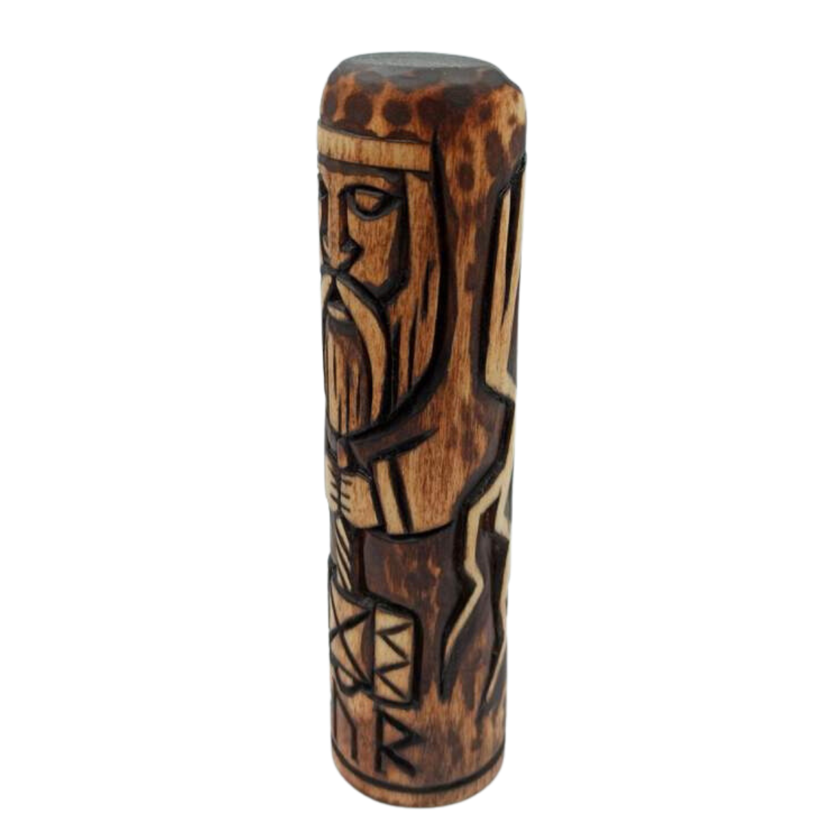 Thor wood carved figurine
