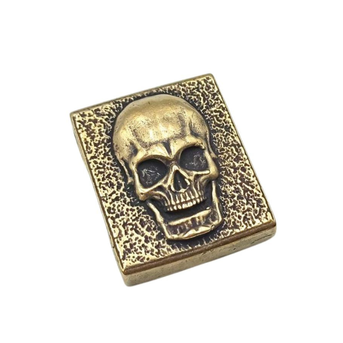 Human Skull Molle Clip Metal Edc Gear Patch 