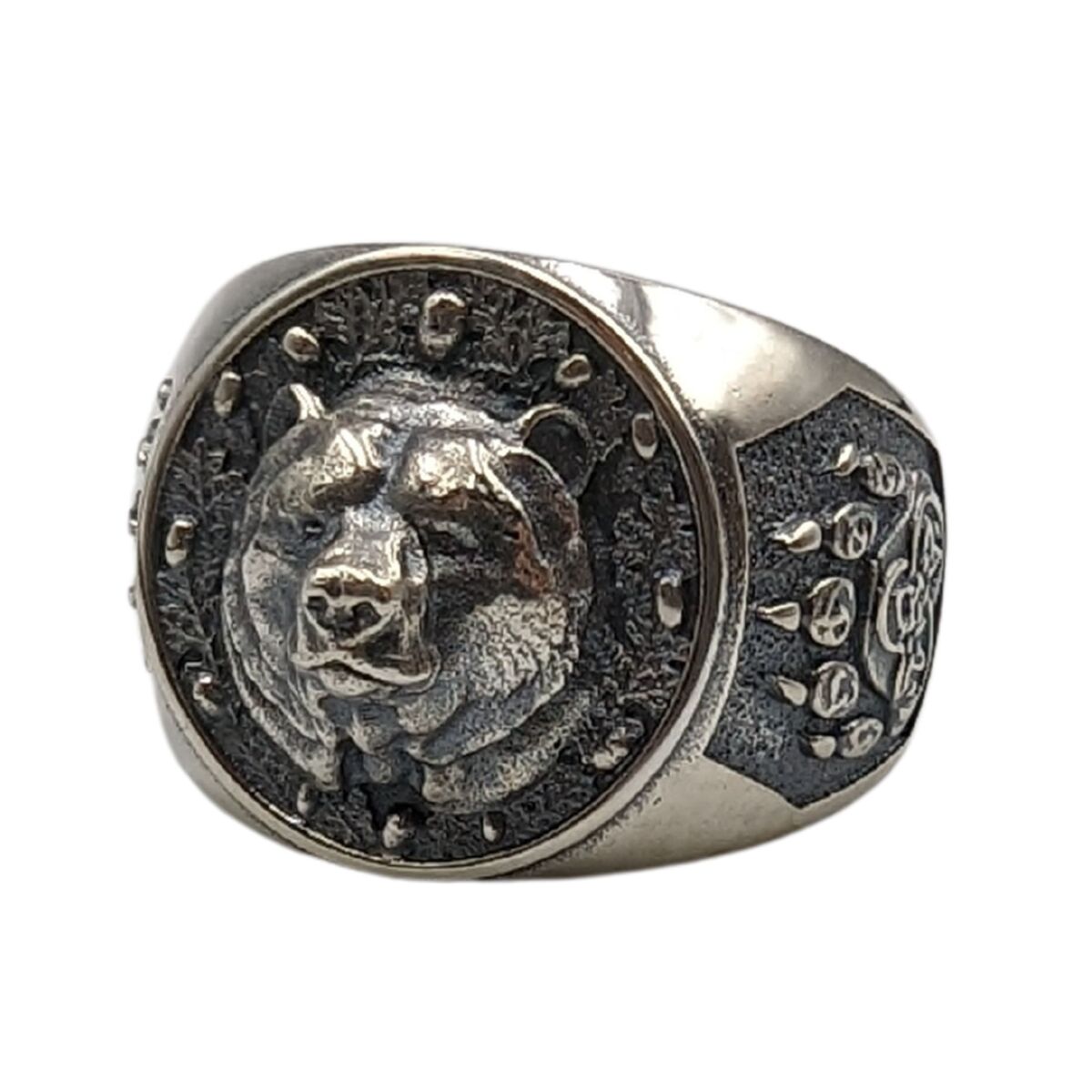 Viking bear ring