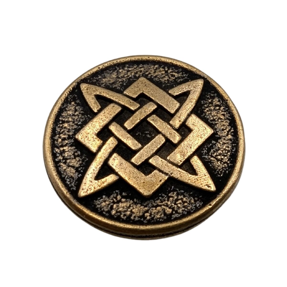 God Svarog paracord bead Bronze