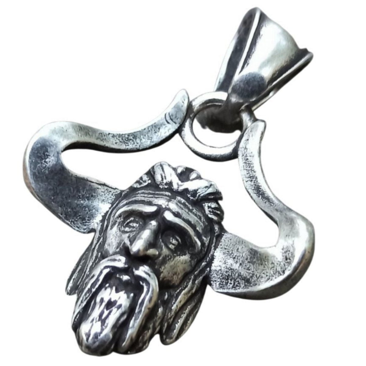 Slavic God Veles pendant Silver plating