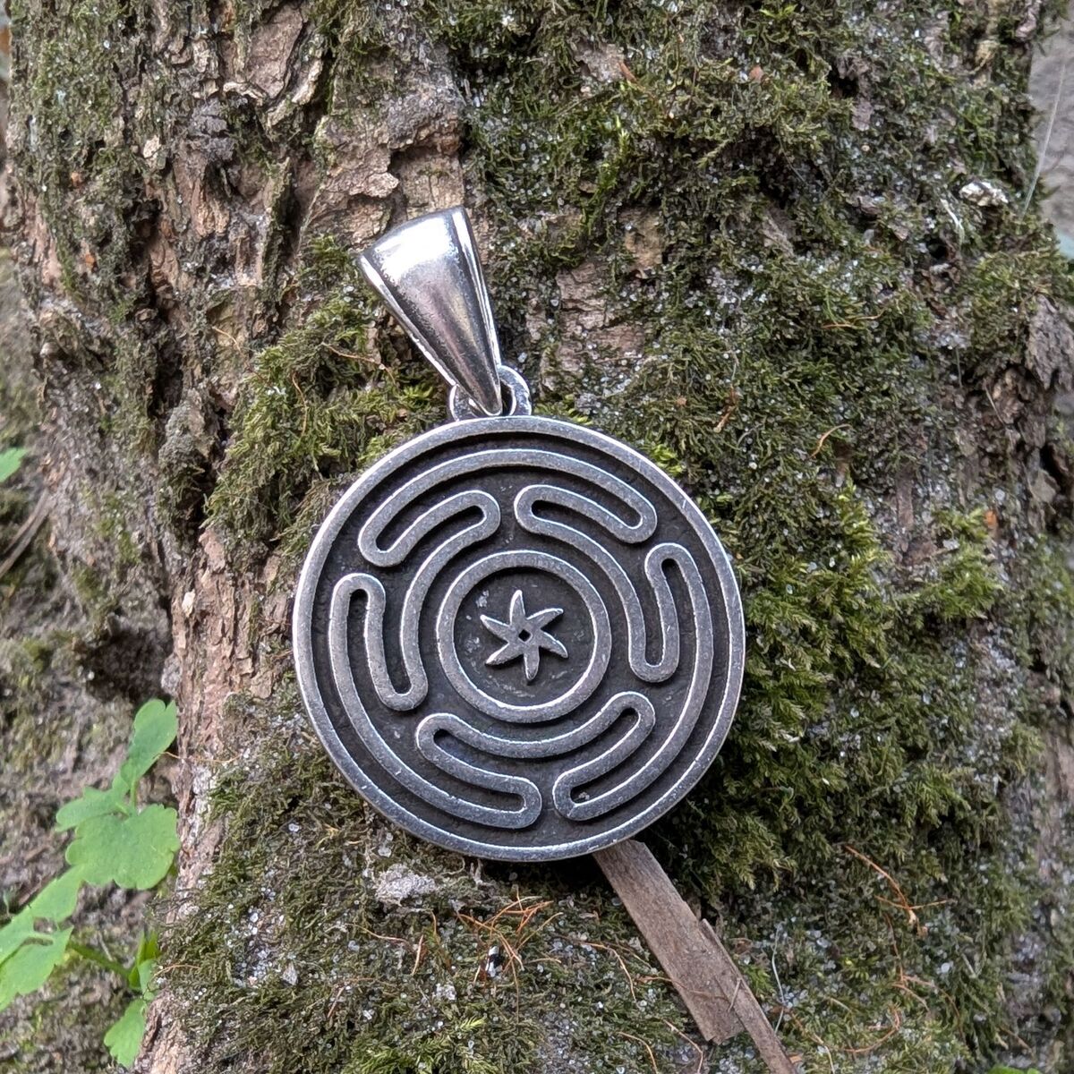 Wheel of Hecate pendant