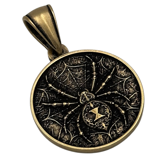 Black Widow Spider Pendant