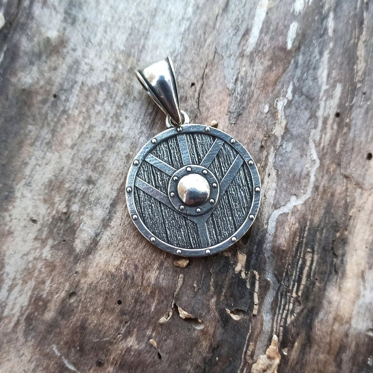 Shield maiden pendant