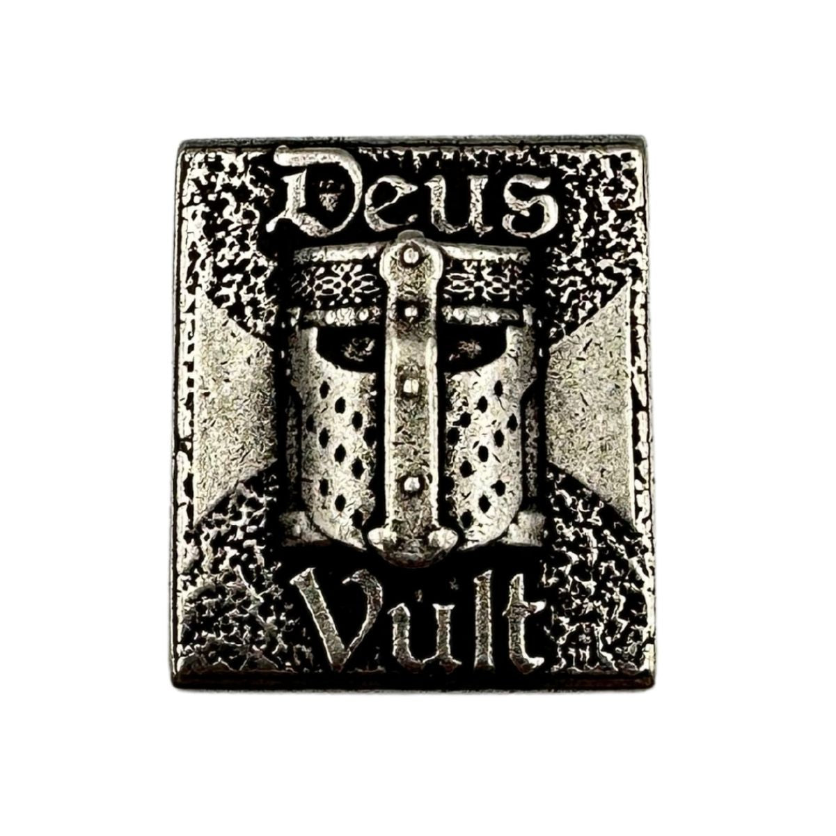 Templar Molle clip Deus Vult Silver plated